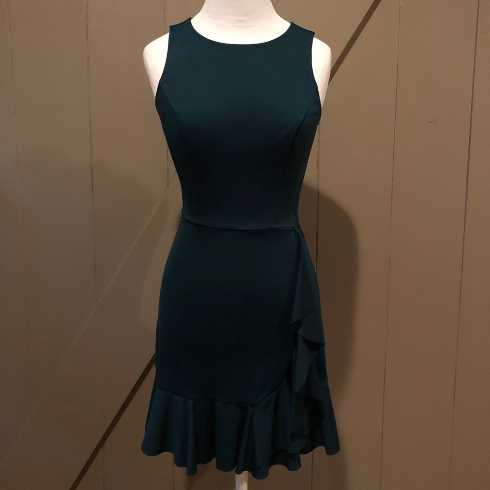 Hunter green dress